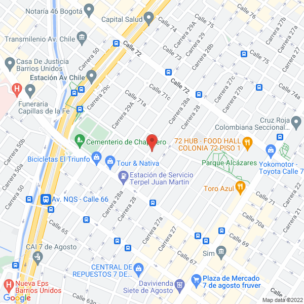 Mapa de Gempsa S.A.