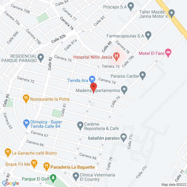 Map of General Supplies Y Cía. Ltda