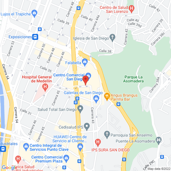 Mapa de Helados Y Frutas Gelateria