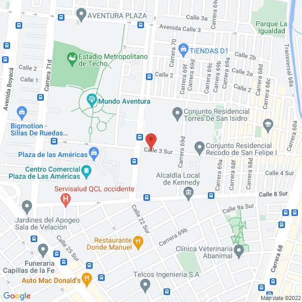 Mapa de Hermanos Garcia Romero S.A.S.