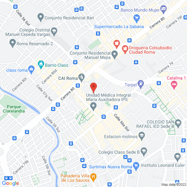 Mapa de Hernán Barrios Peluqueria