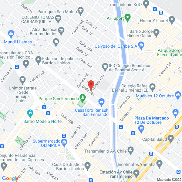Mapa de Hernández Construcciones