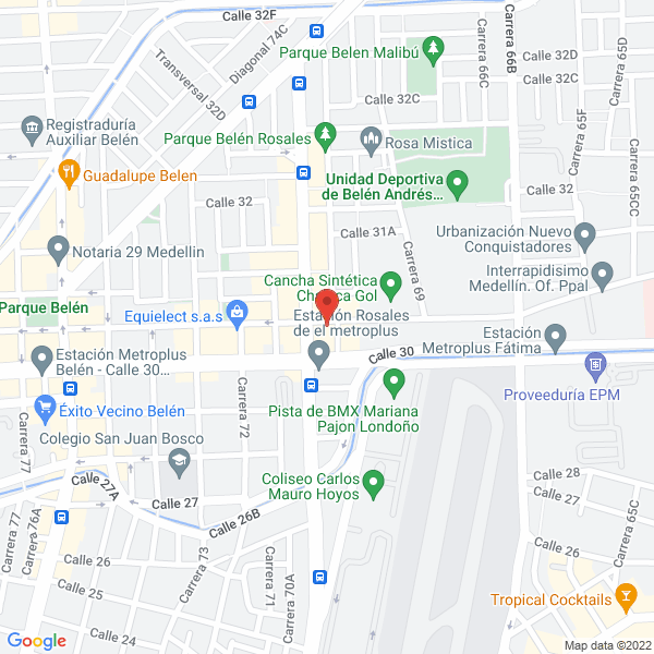 Mapa de Estación De Servicio Esso Belén