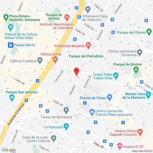 Mapa de Estación De Servicio Itagûi El Venado