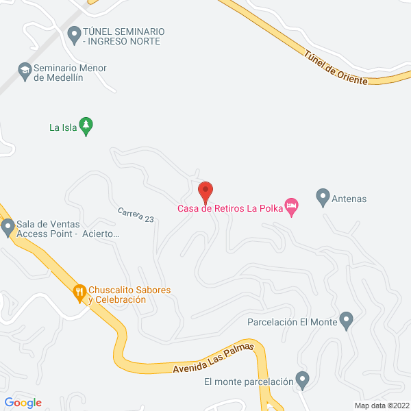 Mapa de Estación De Servicio Los Cristales La Ceja