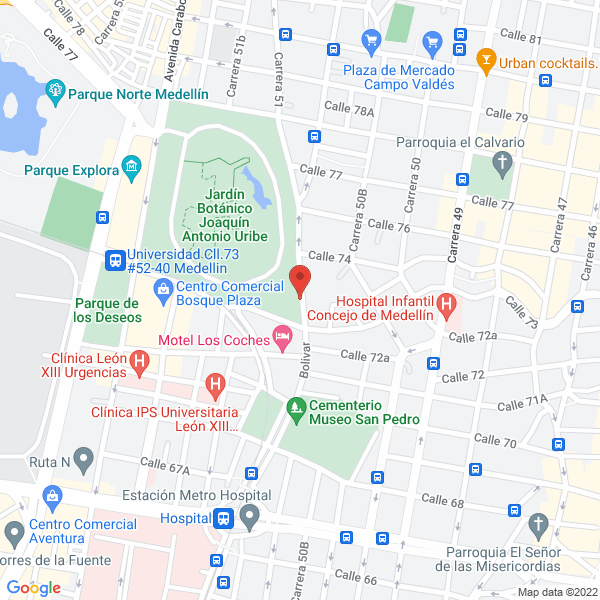 Mapa de Estación De Servicio Zeuss Jardín