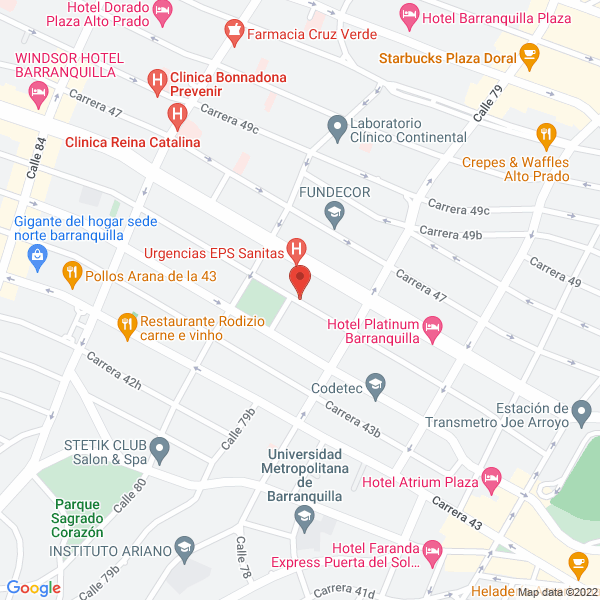 Map of Estación De Taxis Coliseo