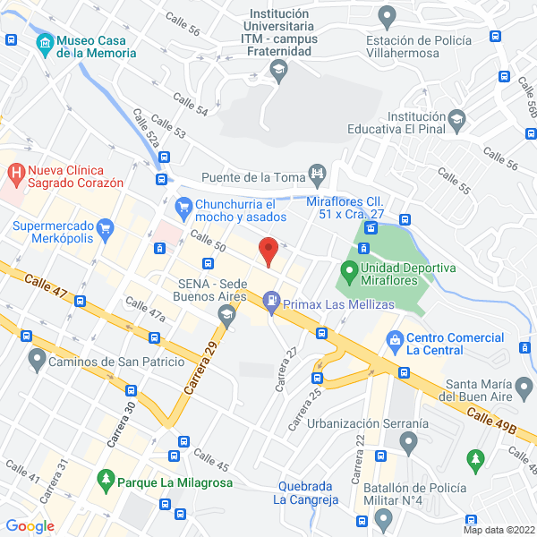 Mapa de Estadero El Rancho