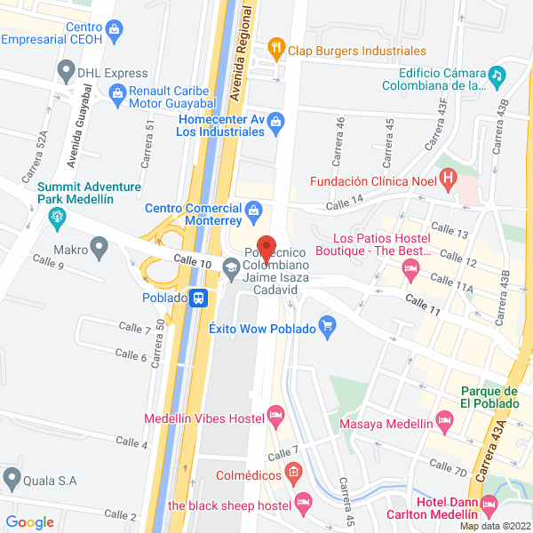 Mapa de Giraldo Cadavid Carlos Alberto