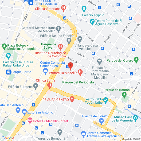 Mapa de Giraldo Carvajal Román Alfonso