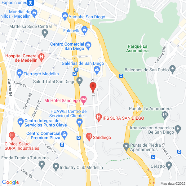 Mapa de Gisco S.A.S