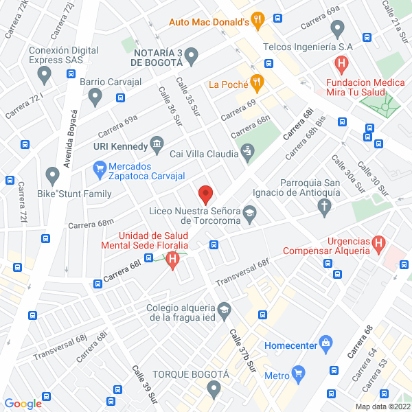 Mapa de Gitrónic Ltda.
