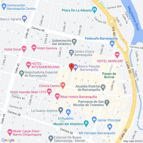 Map of Global Brokers Asociados