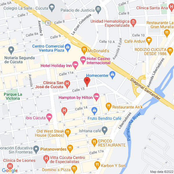 Map of Global Destinos S.A.S.