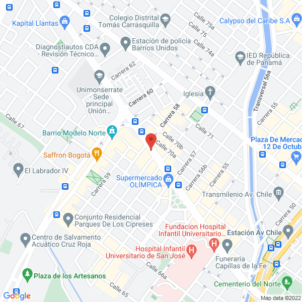 Mapa de Global Publicidad Digital S.A.S.