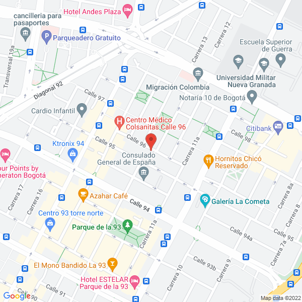 Mapa de Global Visa Solutions S.A.S.