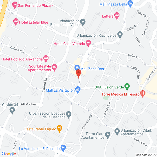 Mapa de Gloden Class