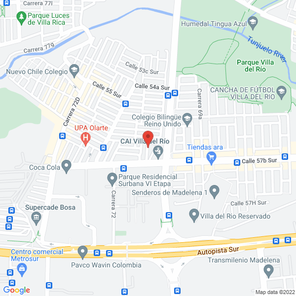 Mapa de Glugg Soluciones Web S.A.S.