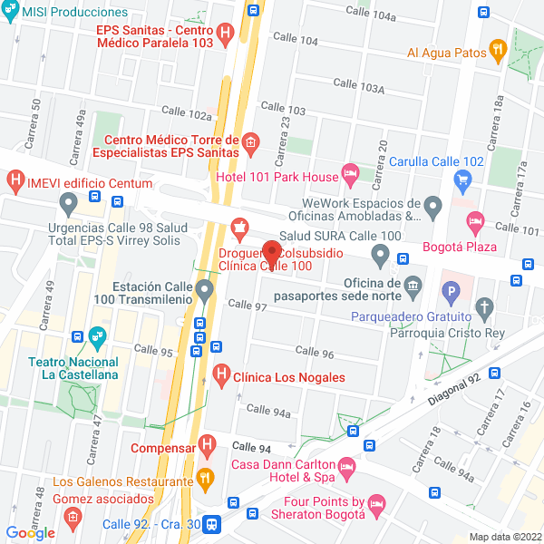 Mapa de Gmac Financiera De Colombia S.A.
