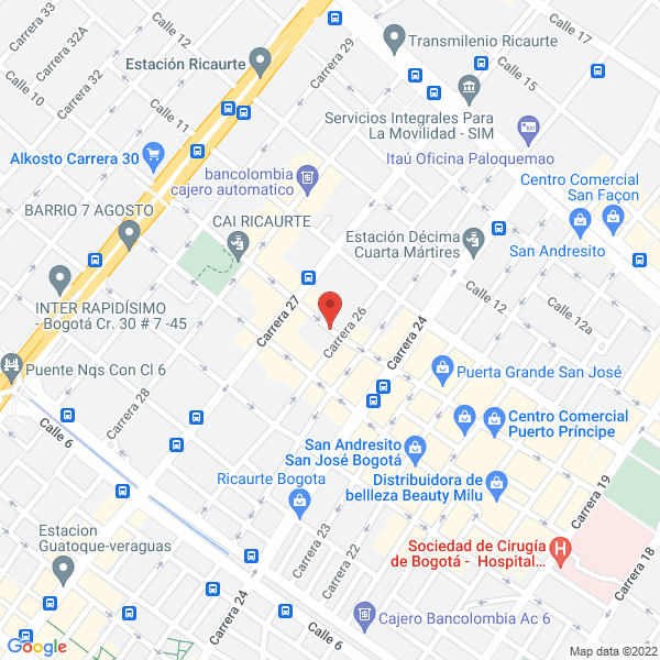Mapa de Gmw Security Rent A Car Ltda.