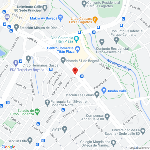 Mapa de Gnh Espectáculos Y Eventos Nieto