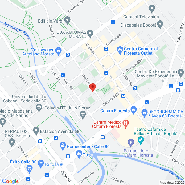 Mapa de Hostal Familiar La Alborada