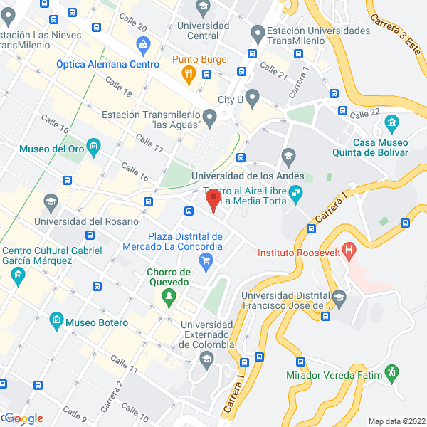 Mapa de Hostal La Candelaria