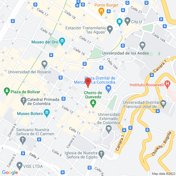 Mapa de Hostal Sue Candelaria Ltda.