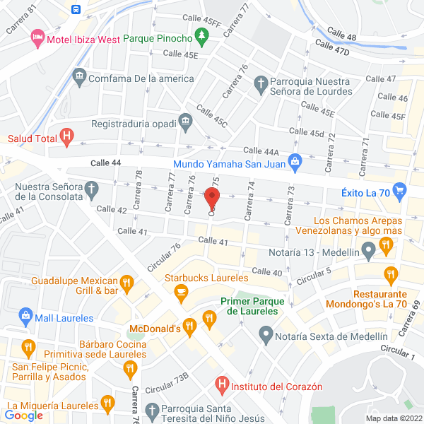 Mapa de Hosteria Guaracu