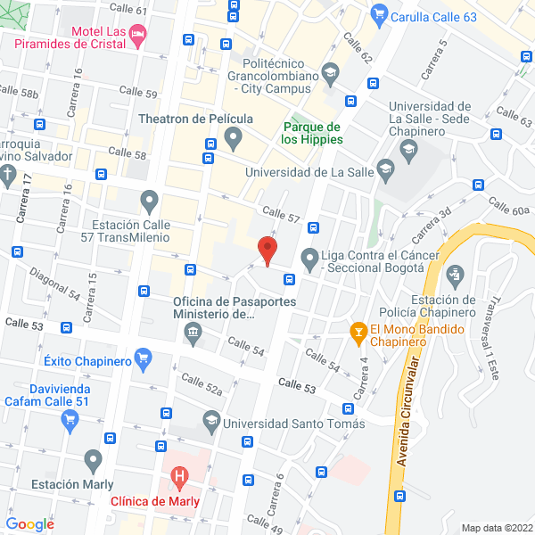 Mapa de Hotel Abitare 56