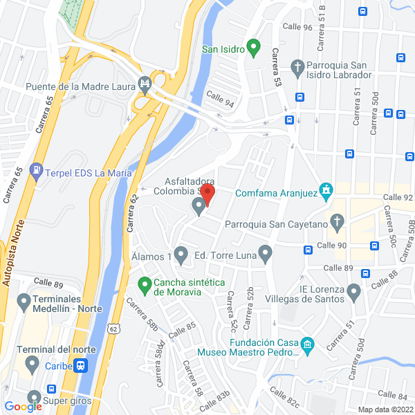 Mapa de Fabridecorativos Vallejo