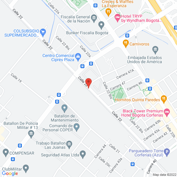Mapa de Hotel Boutique Andaluz