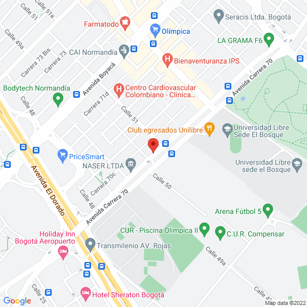 Mapa de Hotel Boutique Quintas De Normandía