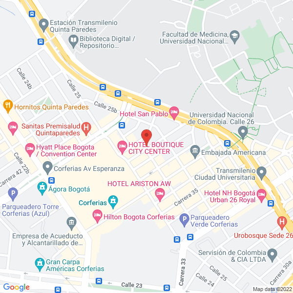 Mapa de Hotel Classic Ltda.