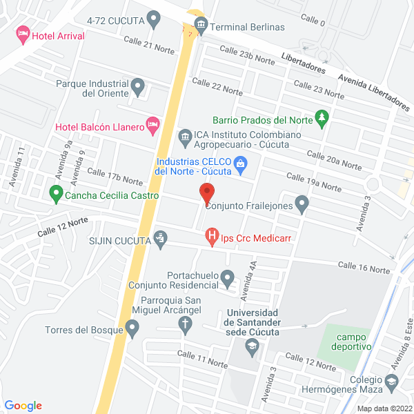 Map of Hotel Consulado