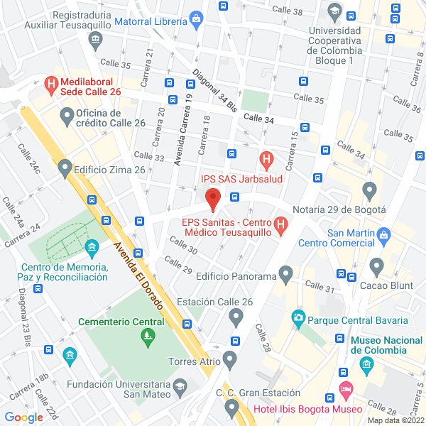 Mapa de Hotel Dalon'S Colonial