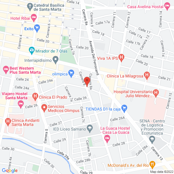 Map of Hotel Gairaka