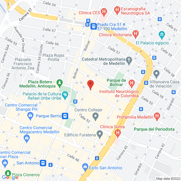 Mapa de Hotel Junimar