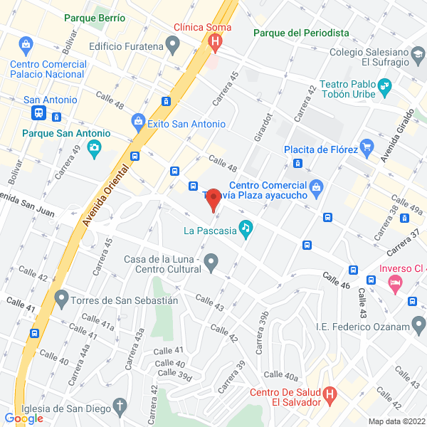 Mapa de Hotel Las Araucarias