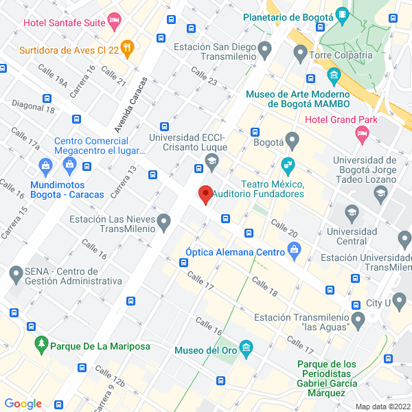 Mapa de Hotel Los Cerros De La 19