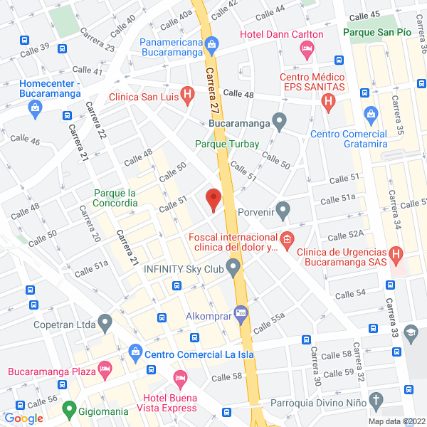 Map of Iglesia Cristiana Cuadrangular