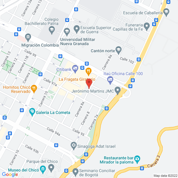 Mapa de Iglesia Santa Clara De Asis - Parroquia