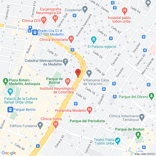 Mapa de Imágenes Diagnósticas De Antioquia S.A.S