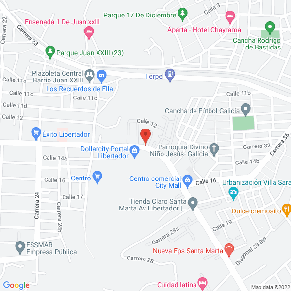Map of Imagenología Del Magdalena