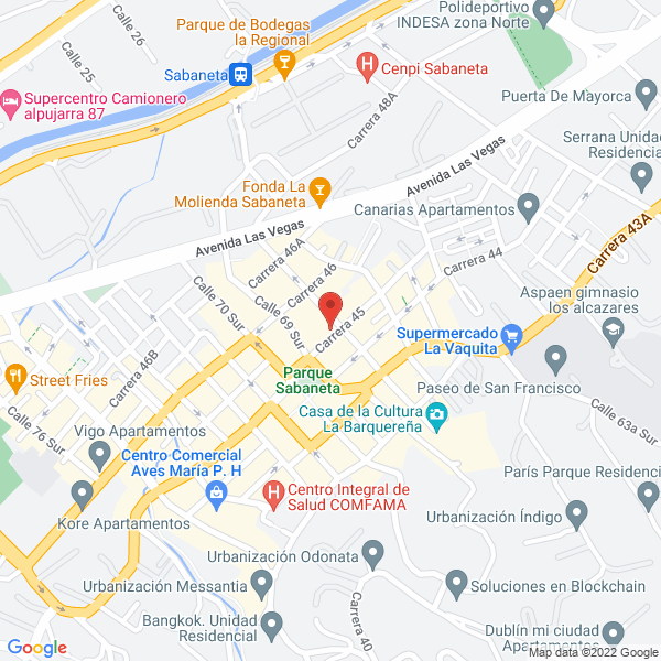 Mapa de Helados Jordany