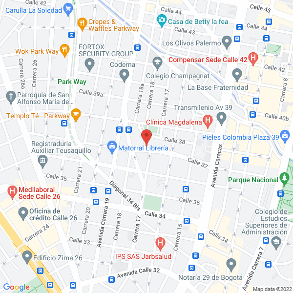 Mapa de Helam Seguridad Ltda.