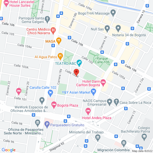 Mapa de Henao Y Trip Ltda.