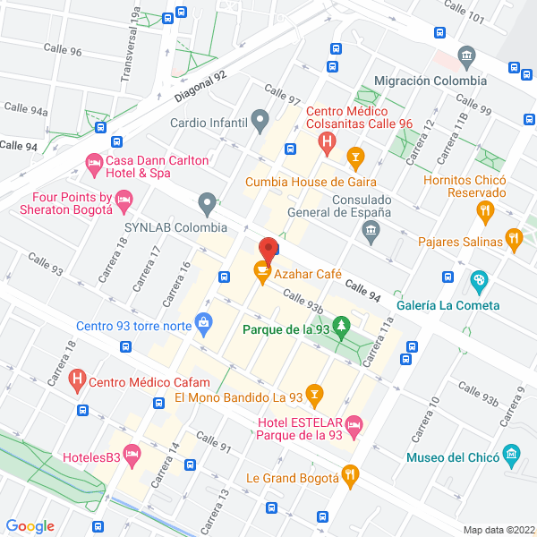 Mapa de Hernando Padilla Moreno Y Asociados