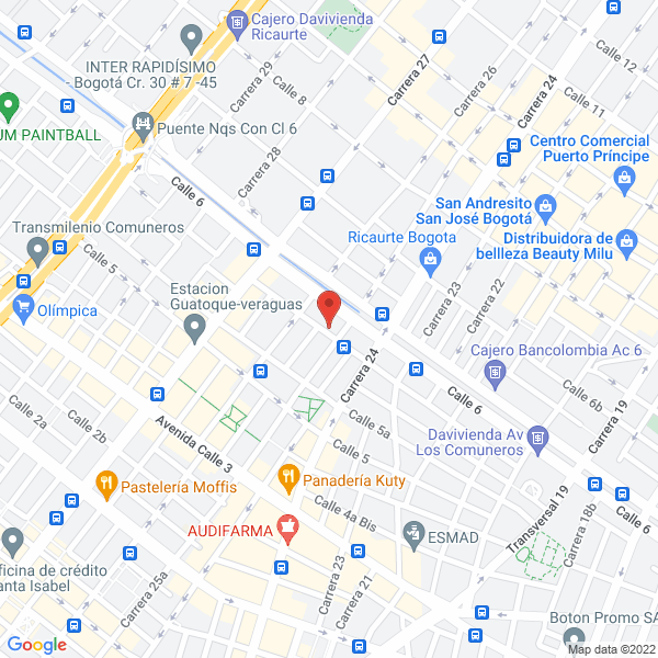 Mapa de Herprac Ltda.