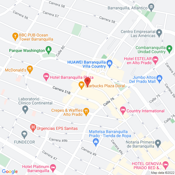 Map of Herrera Abogados